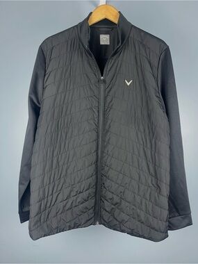 Callaway Men's Quilted Puffer Full Zip Golf Jacket